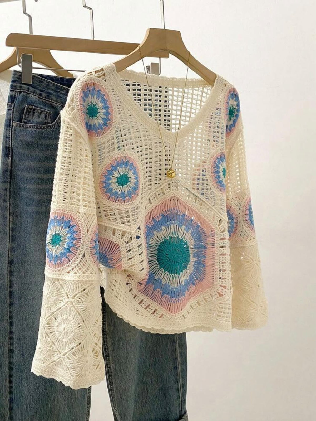 Bohemian style crochet Top
